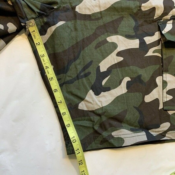 LR Scoop Camo Cargo Shorts Mens 42 Belted Ripstop Camouflage Outdoor Hiking NWT - Picture 10 of 12